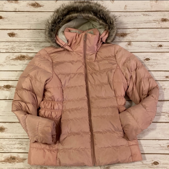 Gotham Dusty Rose Puffer Coat 